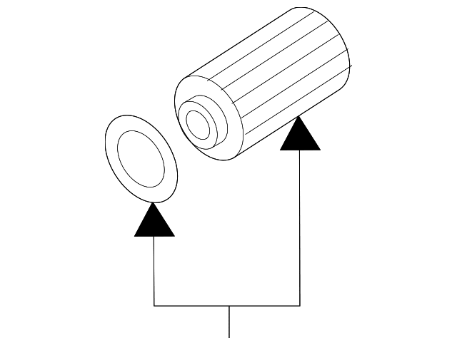 Genuine OE Kia Engine Oil Filter Element - 26320-3LTA0