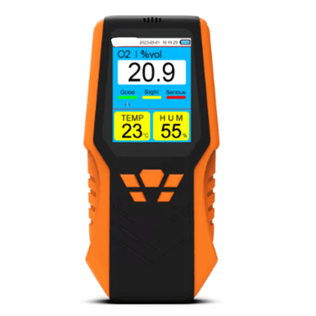Handheld Oxygen Air Quality Monitor High Precision Temperature Humidity O3 Sensor Gas Detector Indoor O3 Quality Monitor