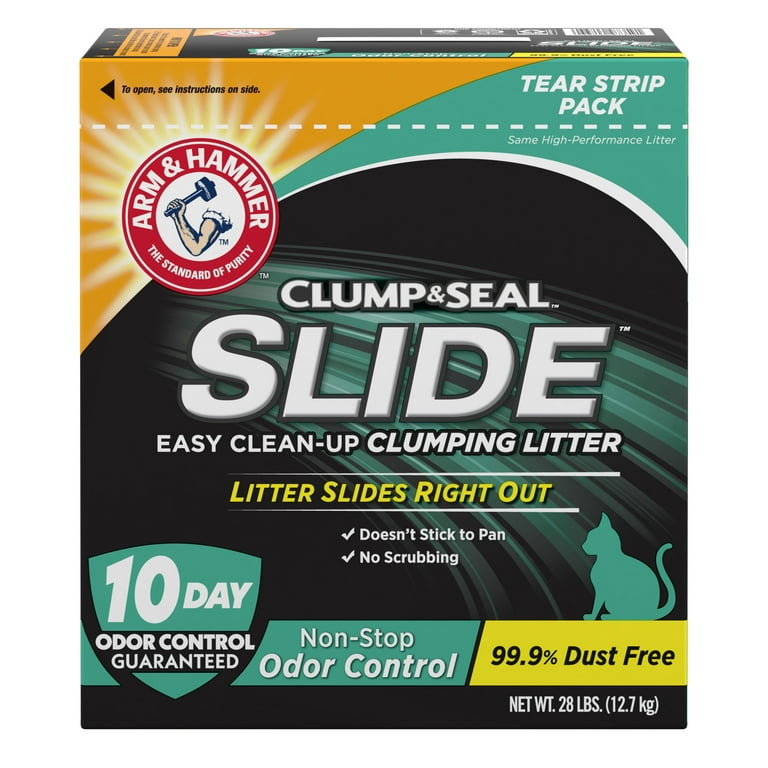 ARM HAMMER SLIDE Easy Clean-Up Litter, Non-Stop Odor Control, 28