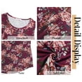 thumbnail image 5 of Fantaslook Plus Size Tank Tops for Women Tunic Sleeveless Shirts Dressy Casual Floral Blouses Loose Summer Tops, 5 of 6