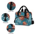 thumbnail image 5 of joogoo Basketball-a1 Insulated Lunch Bags Reusable Cooler Box with Shoulder Strap, 5 of 6