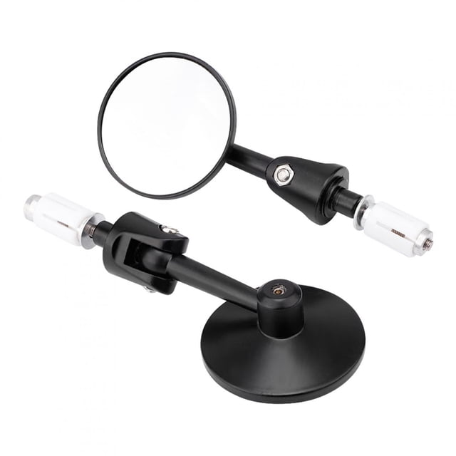 Ccdes Rear View Side Mirrors, Handlebar Rear View Mirror,2Pcs Motorcycle Modified Folding Handlebar Rearview Mirror Reflective Side Mirrors 22mm