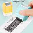 thumbnail image 4 of Wide Roller Stamp,Sovob Identity Protection Roller ID Security Theft Protection Roller Stamp Inks,Information Blocker Security Stamp Roller, 4 of 7