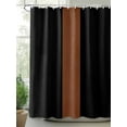 thumbnail image 2 of Shower Curtains Brown Black Bath Curtain Boho Style Waterproof Bathroom Shower Curtain Set with Hooks Decoration 72 x 72 Inches, 2 of 7