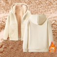 thumbnail image 5 of Gibobby Plain Hoodies for Women Long Sleeve Full Zipper Zip Up Essentials Hoodie with Pockets Hooded Sweatshirt Women Jacket Fall Winter Coat(XL,Khaki), 5 of 5