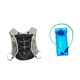 thumbnail image 2 of Mochila de hidratación Mochila de agua con depósito de hidratación de 2 l reflectante para hombres y mujeres Mochila de agua para senderismo Deportes Negro, 2 of 8