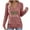 Pink, variant on Raeneomay Women‘s Casual Fashion Printing V-neck Fall/Winter Long Sleeve Blouses Shirts Top