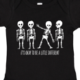 thumbnail image 4 of Inktastic It's Okay to be a Little Different Skeletons Boys or Girls Baby Bodysuit, 4 of 5