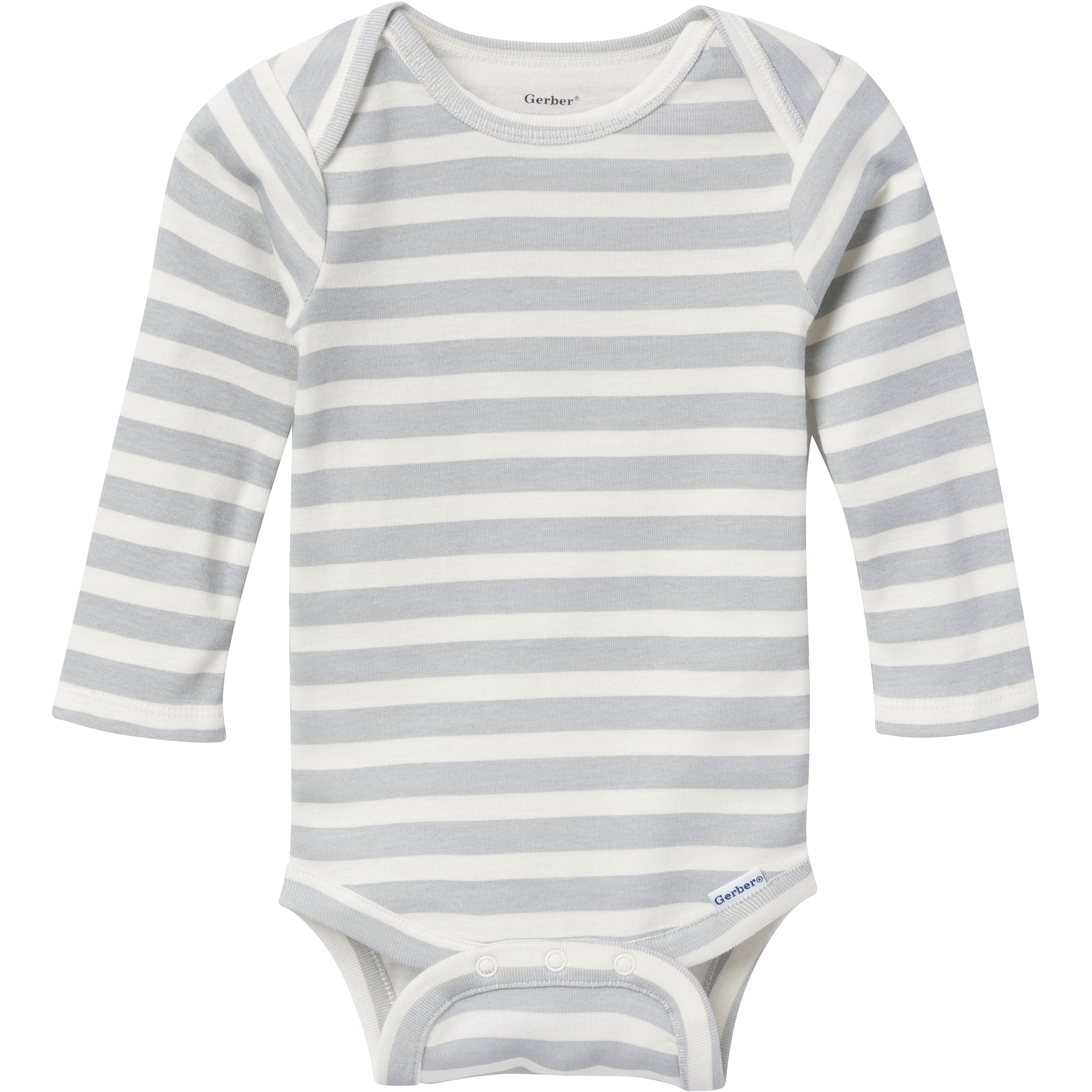 Gerber Baby Neutral Assorted Long and Short Sleeve Onesies, 6-Pack, Sizes Newborn - 12 Months