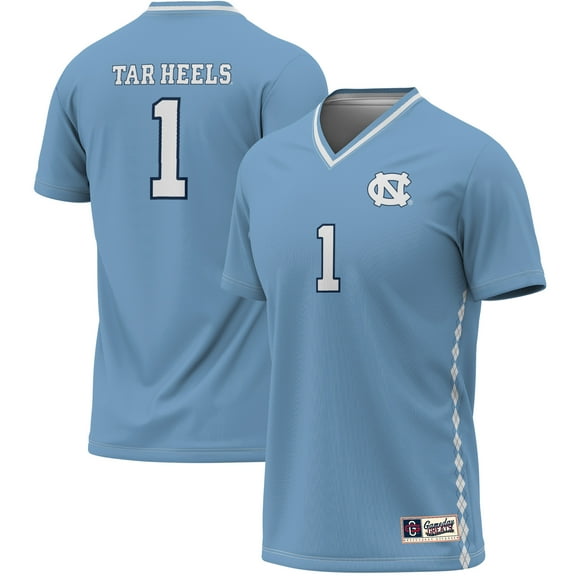 Men's GameDay Greats #1 Carolina Blue North Carolina Tar Heels Lightweight Soccer Fashion Jersey