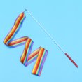 thumbnail image 3 of 4Pack Long Ribbon Band for Gymnastics and Dance Performance with Multicolor Silk Fabrics 15.7 x 2in, 3 of 8