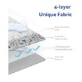 thumbnail image 2 of Baby Splat Mat Blissful Diary, impermeable, lavable, gris, cebra, 2 of 8