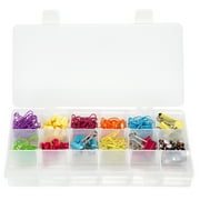 Stalwart Portable Tool Box with Drawers - Small Hardware Organizer (Pink)