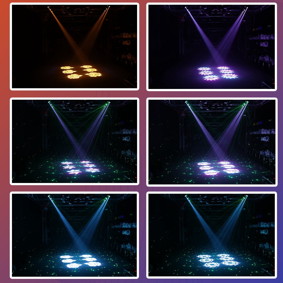 1Pcs New 30W Mini Spot Laser Light, Disco Dj Led Moving Head Beam Stage Lights For Party Christmas