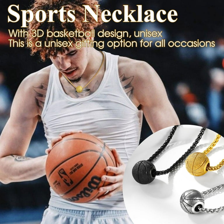 Boys basketball hotsell necklace