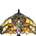 thumbnail image 2 of Benzara Polyresin Table Lamp with Glass Shade and Pull Chain Switch, Bronze, 2 of 3