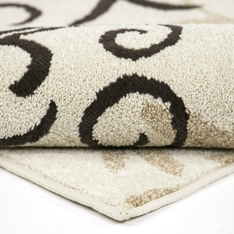 その他 BUTTER RUGS No4826 White Better Homes & Gardens Cotton Reversible Bath Rug, Arctic