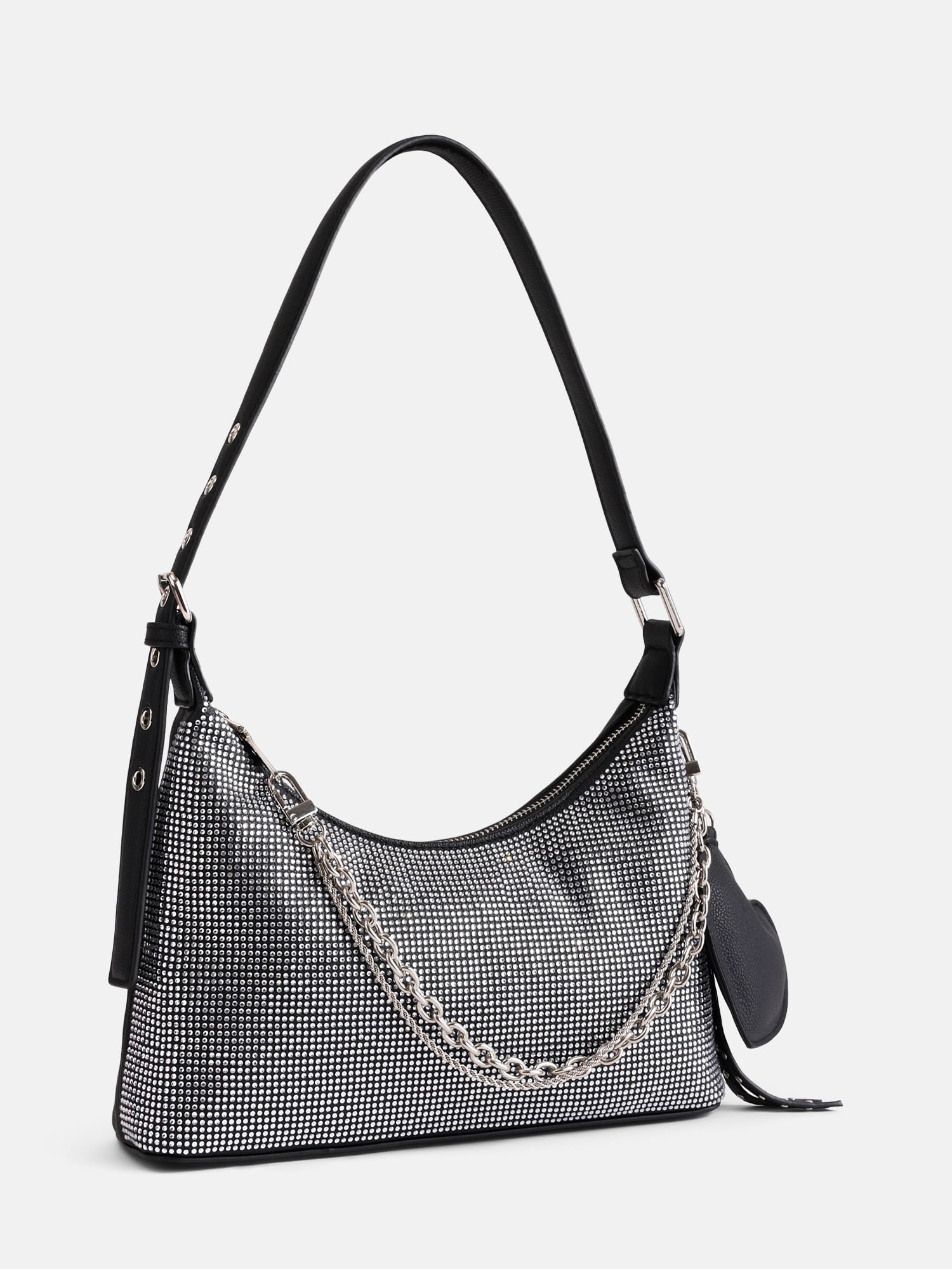 Madden NYC Women's Faux Fur Shoulder Bag, Chocolate