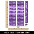 thumbnail image 2 of Fragile Handle With Care Broken Parts Label Box Sticker Set - Purple - Matte Finish - 2.00" Large, 2 of 7