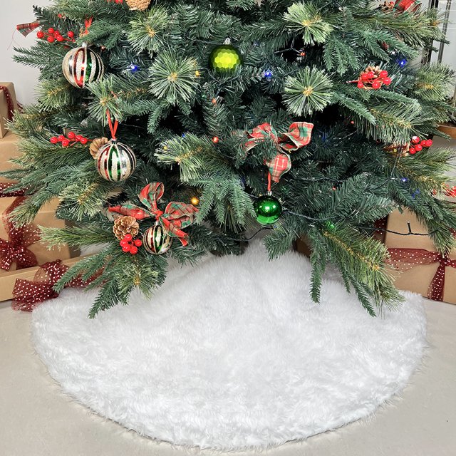 Pie de árbol de navidad Artego Blanco 122cm