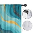 thumbnail image 4 of Blackout Kids Curtains,Teal Gold Marble Childrens Insulated Curtains Set Of 2,Bedroom Essentials,Toddler Room Decor 42x84in(106x213cm), 4 of 4