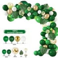 thumbnail image 2 of 76Pcs Birthday Arrangement Balloon Set, Black Gold and Green Balloon Arch Garland Kit, Balloons Party Balloons for Birthday Wedding Baby Shower Engagement Party Supplies, 2 of 7
