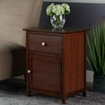 thumbnail image 4 of Winsome Eugene Accent Table, Nightstand, Walnut Finish, 4 of 8