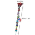 thumbnail image 4 of Chmadoxn Fourth of July Decorations, Garden Stakes Decorative Beaded Garden Stakes with Top Flower Shape Glass Bead with Pendant Bead for Outdoor Decoration, 4 of 4