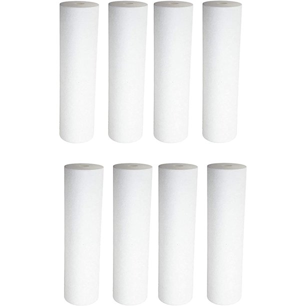 Compatible with 8Pack Replacement GE GXWH04F Polypropylene Sediment Filter Universal 10inch