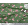 thumbnail image 3 of Soimoi Poly Georgette Fabric Leaves & Floral Print Fabric by The Yard 52 Inch Wide, 3 of 3