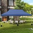 thumbnail image 2 of Costway 10 x 20 FT Pop-up Canopy UPF50+ Sun Protection Tent with Carrying Bag Blue, 2 of 10