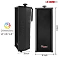 thumbnail image 6 of Outdoor Speakers Stereo in Wall Speaker 100W Peak Passive Mount Wired Waterproof Patio House Garage Indoor Exterior Audio System Bocinas para Casa - 15TG 1Pc Black, 6 of 7