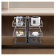 Blind Corner Pull Out Organizer, Pull Out Organizer with 4 Shelves, 2
