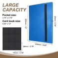 thumbnail image 2 of Uxcell 9 Pocket Trading Card Binder, PU Cover Card Collection Binder 360 Side Loading Card Binder Card Album Folder for TCG, Game Cards, Sports Cards(Light Blue), 2 of 7