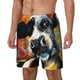 thumbnail image 1 of Balery Cow Bañador para hombre, shorts de playa de secado rápido con entrepierna y forro de compresión-Medium, 1 of 6
