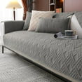 thumbnail image 3 of Nvzi Geometric Quilted Sofa Cover Cotton Sectional L Shape Couch Cover 1Pcs/Not All Set-35.4*94.4inch,Grey, 3 of 5