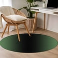 thumbnail image 4 of Round Rugs 3Ft, Green Black Ombre Round Area Rug Washable Indoor Throw Carpet, Modern Gradient Abstract Art Small Non Slip Circle Rug for Bedroom Living Room Home Decor Aesthetic, 4 of 8