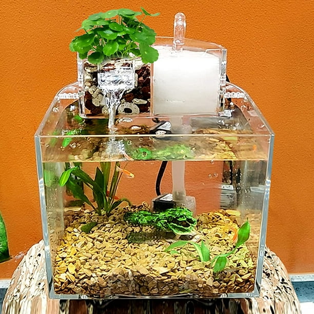 Miumaeov Self Cleaning Fish Tank, Fish Tank Self Cleaning Plastic 2