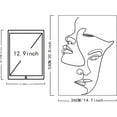 thumbnail image 2 of Figure PVC Wall Sticker Line Abstract Woman face Line Pattern Wall Decals DIY Vinyl Wall Art, 2 of 7