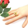 thumbnail image 2 of Anillo de moda para mujer, pareja besándose, anillos de moda para mujer, joyería, regalos de cumpleaños para el día de San Valentín 9 oso de fresa Electrónica, 2 of 5