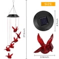 thumbnail image 4 of Solar Wind Chimes Lights LED Birds Color Changing Hanging Lamp Garden Home Decor, 4 of 12