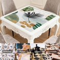 thumbnail image 6 of Boho Print Large Non-Slip Mahjong Mat 31.5 Inch Square Rubber Game Table Pad with Noise Dampening for Playing Chinese Tiles and Family Entertainment, 6 of 7