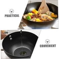 thumbnail image 3 of Uncoated Flat Bottom Wok Small Iron Wok for Stir-Fry Cooking Stove Induction Cookware Accessories Kitchen Supply,20, 3 of 7