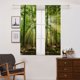 thumbnail image 2 of Cortina De Ventana De Bolsillo Con Barra De Apagón Con Aislamiento Térmico Para Sala De Estar, 55x39 Pulgadas, 2 Paneles / Juego, Impresión De Fotos E Bosque del sol Sunnimix Cortina de poliéster, 2 of 8
