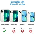 thumbnail image 6 of JETech Case Compatible with iPhone 13 Pro Max 6.7-Inch, Shockproof Phone Bumper Cover, Anti-Scratch Clear Back (Blue), 6 of 6