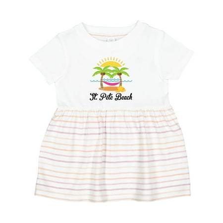 

Inktastic St. Pete Beach Florida Vacation Girls Baby Dress