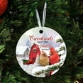 thumbnail image 3 of Christmas Ornaments, Cardinals Appear When Angels Are Near Ceramic Ornaments, Christmas Tree Decorations - Oval, 1 Pcs, 3 of 7
