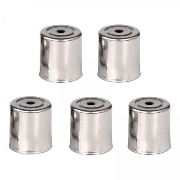 DOLITY Capuchon de Rechange pour Micro-Ondes 2x5x Pièces de Four Résistantes à l'Usure pour Restaurant Bureau Gris Clair 17x15mm