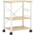 thumbnail image 7 of SOGES 3-Tier Kitchen Baker's Rack Utility Microwave Oven Stand Kitchen Cart Island Oak, 7 of 7