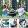 thumbnail image 4 of 52Qt Portable Car Refrigerator, 12V 45W | App Control, 6-Inch Off-Road Wheels, Low Noise for Camping, 4 of 7